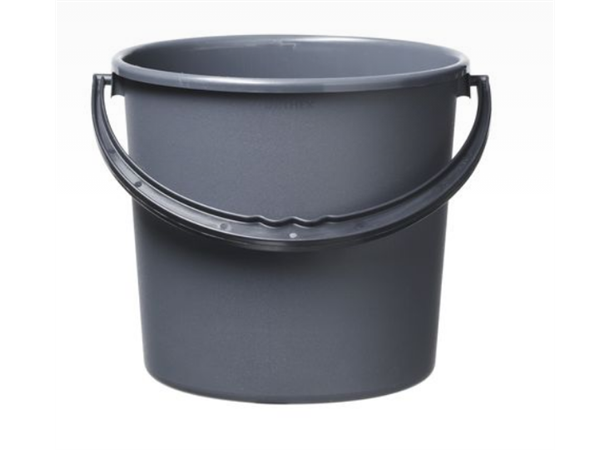 Bøtte for bilpleie 10 liter, grå