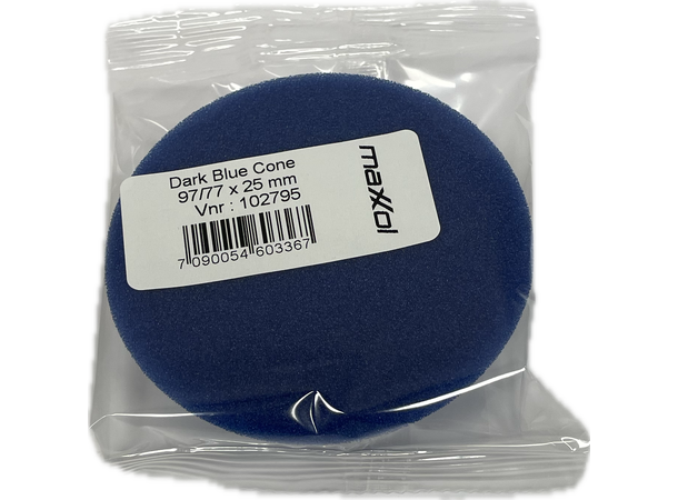 Polerpad Blue Hard 75mm/3''x25 mm Maxxol's egen pad serie for 3"