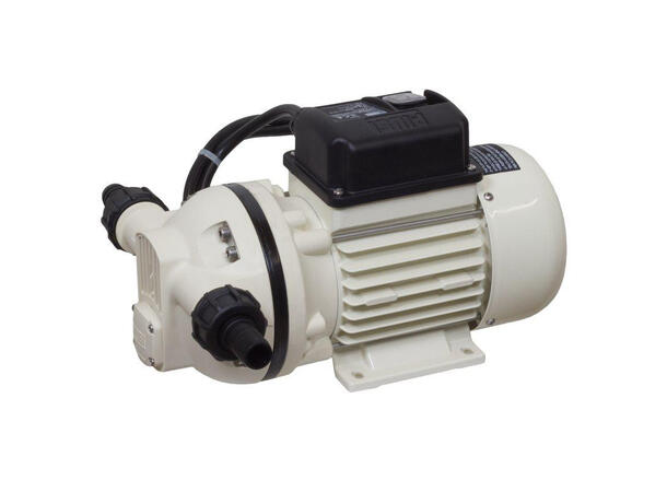 Kjemipumpe elektrisk membran 230V 32 l/min for avfetting, frost, spyl