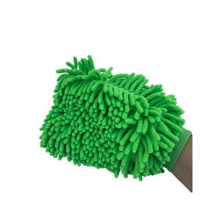 Maxxol Microfiber NoodleVott Grønn Myk Konfortabel vott med fluffy Noodles