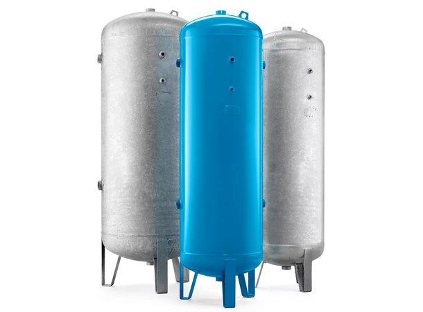 Kompressortank 500 L Stående 16 Bar Galvaniseert