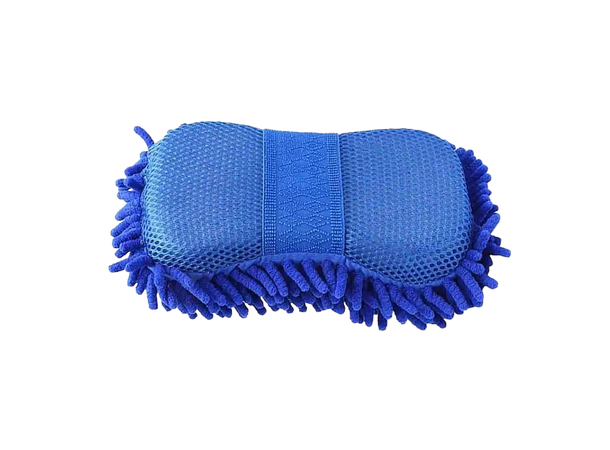 Maxxol Microfiber Noodle Svamp 1stk Brun Tykk Svamp Med Lange Microfiber Nudler