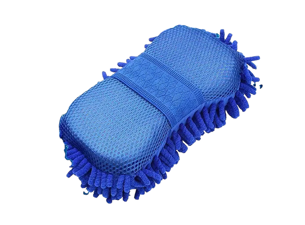 Maxxol Microfiber Noodle Svamp 1stk Brun Tykk Svamp Med Lange Microfiber Nudler