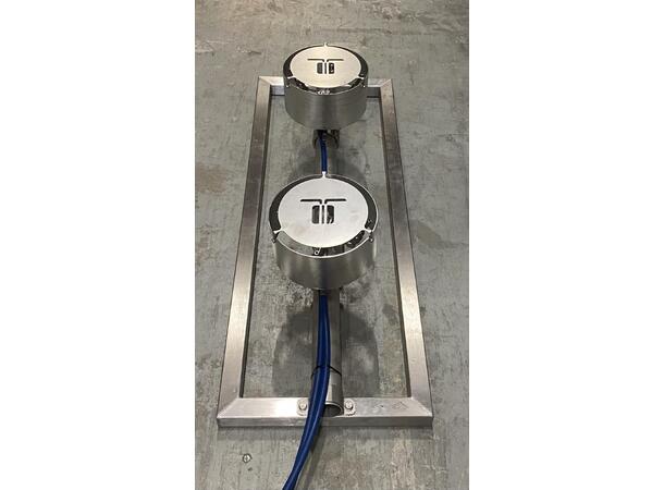Underspyler RotoWash Highpressure 22kW Enhet med 2 roterende dyseaksler