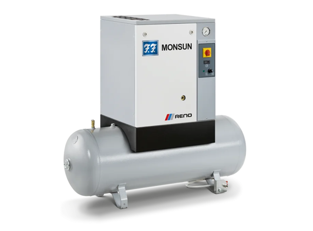 Reno FF Monsun 4 Skruekompressor 400V, tørke. 270 liter tank 10 bar