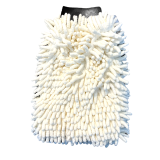 Microfiber Vaskevott Hvit 1-Stk Myk hanske i microfiber til hånvask