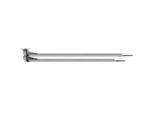 Car Wash Bom Mosmatic SS 1750/1900mm R1/4"- Dobbel takbom med HT slange